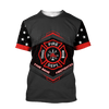 Customize Name Firefighter Hoodie For Men And Women MH