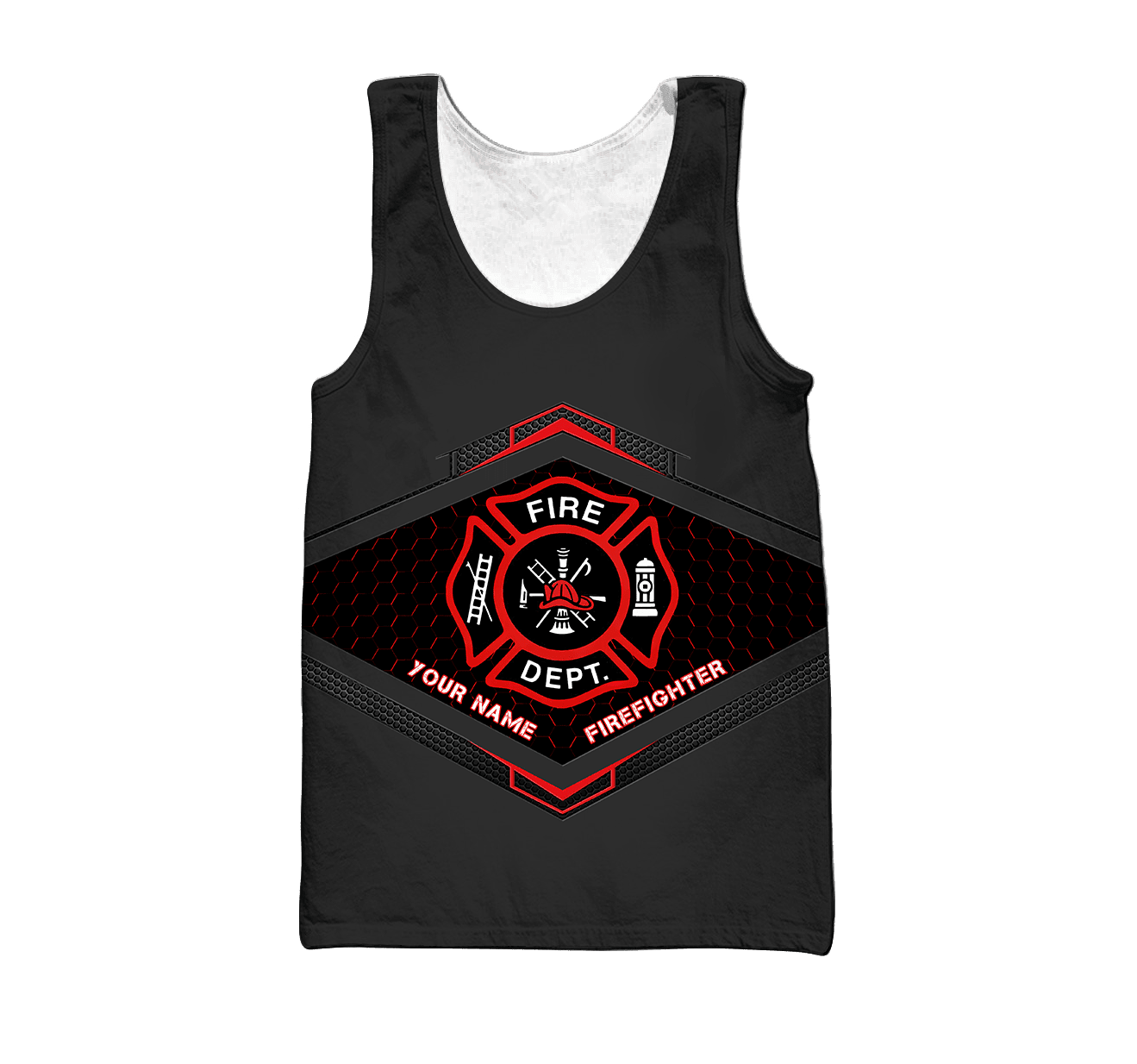 Customize Name Firefighter Hoodie For Men And Women MH