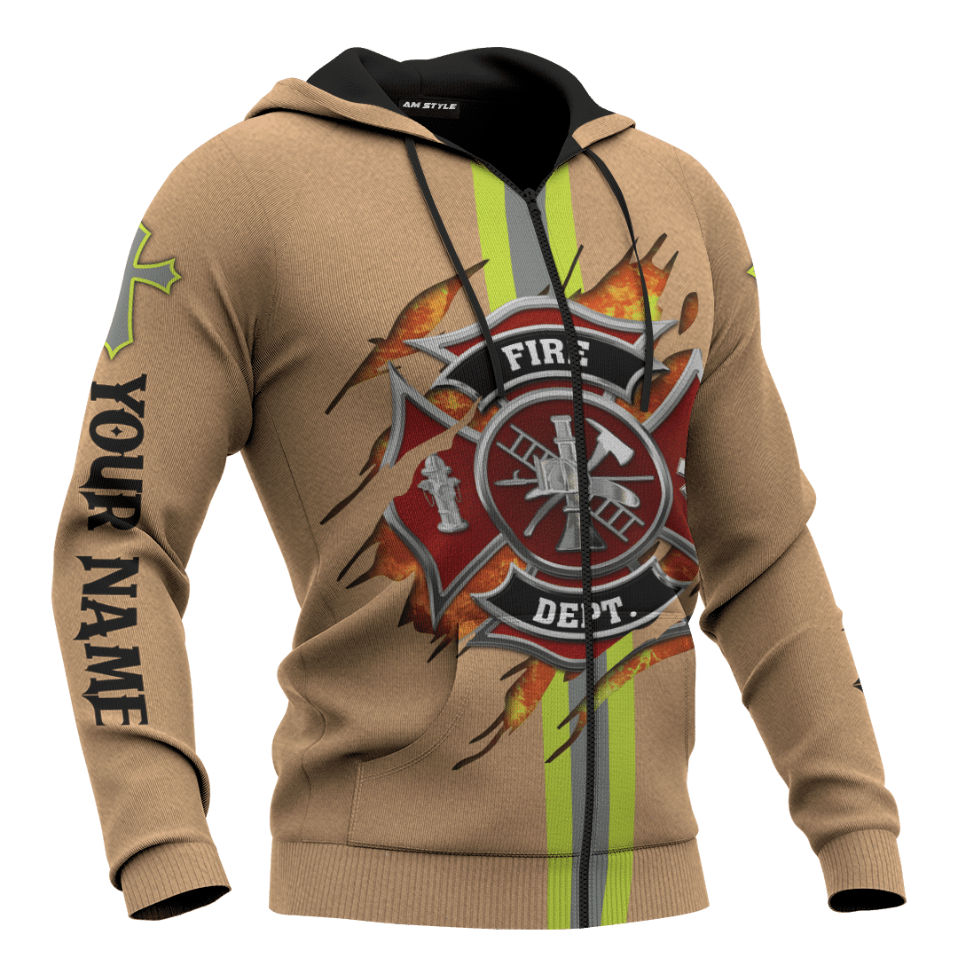 God Found Some Of The Strongest Woman And Made Them Firefighter Wives Customized 3D All Over Printed hoodie