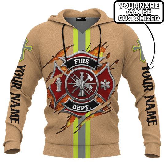God Found Some Of The Strongest Woman And Made Them Firefighter Wives Customized 3D All Over Printed hoodie