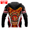 Customize Name Firefighter Unisex Shirts