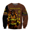 Customize Name Firefighter Hoodie For Men And Women TNA