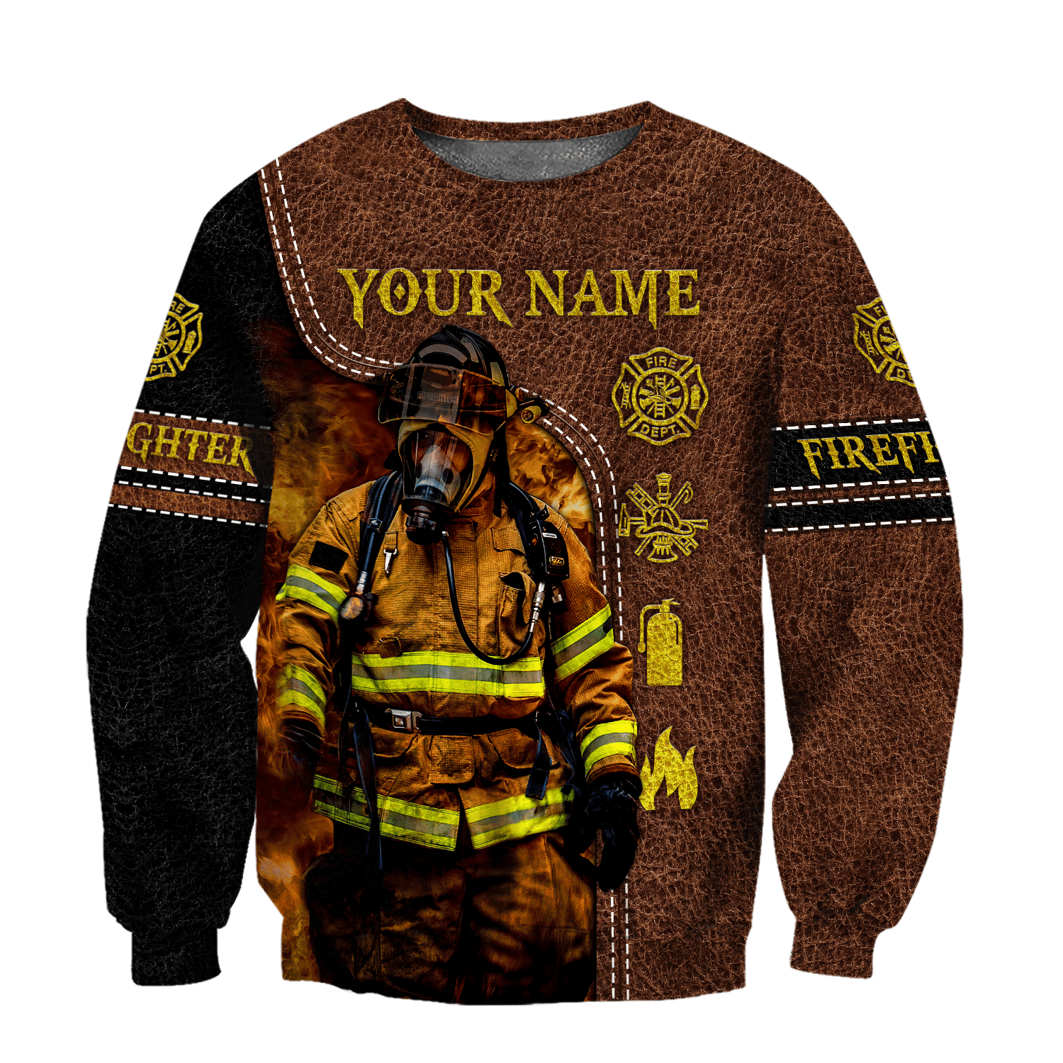 Customize Name Firefighter Hoodie For Men And Women TNA
