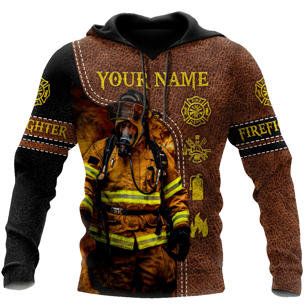 Customize Name Firefighter Hoodie For Men And Women TNA