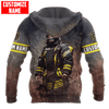 Customized Name Firefighter Unisex Shirts