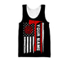 Customize Name Firefighter 3D All Printed Hoodie For Men And Women DA