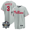 Men's Philadelphia Phillies Players Cool Base Jersey - 2022 World Series Patch