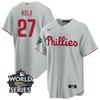 Men's Philadelphia Phillies Players Cool Base Jersey - 2022 World Series Patch