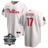 Men's Philadelphia Phillies Players Cool Base Jersey - 2022 World Series Patch