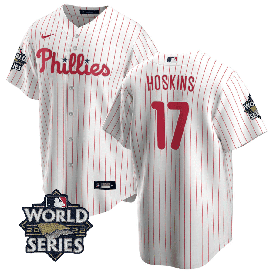 Men's Philadelphia Phillies Players Cool Base Jersey - 2022 World Series Patch