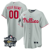 Men's Philadelphia Phillies Players Cool Base Jersey - 2022 World Series Patch