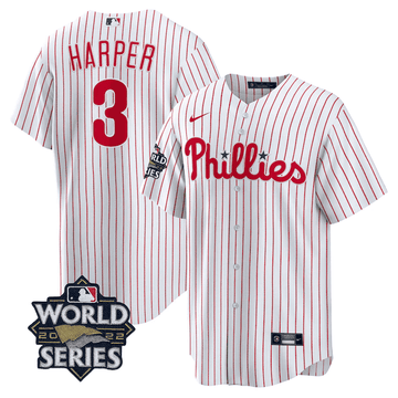 Men's Philadelphia Phillies Players Cool Base Jersey - 2022 World Series Patch