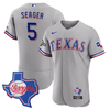 Men's Texas Rangers Texas State Patch Jersey - All Stitched