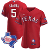 Men's Texas Rangers Texas State Patch Jersey - All Stitched