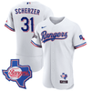 Men's Texas Rangers Texas State Patch Jersey - All Stitched