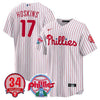Men's Philadelphia Phillies Cool Base Jersey - Roy Halladay Patch #34