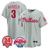 Men's Philadelphia Phillies Cool Base Jersey - Roy Halladay Patch #34