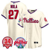 Men's Philadelphia Phillies Cool Base Jersey - Roy Halladay Patch #34