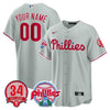 Philadelphia Phillies Custom Jersey - Roy Halladay Patch #34