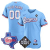 Men's Texas Rangers Limited Custom Jersey - 2023 World Series Patch - All Stitched