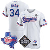 Men's Texas Rangers Limited Flex Base Jersey - 2023 World Series Patch/ Texas State Patch - All Stitched