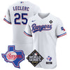 Men's Texas Rangers Limited Flex Base Jersey - 2023 World Series Patch/ Texas State Patch - All Stitched