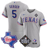 Men's Texas Rangers Limited Flex Base Jersey - 2023 World Series Patch/ Texas State Patch - All Stitched