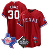 Men's Texas Rangers Limited Cool Base Jersey - 2023 World Series Patch/ Texas State Patch - All Stitched