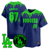 Custom Los Angeles Dodgers "Slime Night Special" Jersey - Stitched