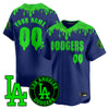 Custom Los Angeles Dodgers "Slime Night Special" Jersey - Stitched
