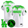 Custom Los Angeles Dodgers "Slime Night Special" Jersey - Stitched