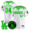 Custom Los Angeles Dodgers "Slime Night Special" Jersey - Stitched