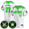 Custom Houston Astros "Slime Night Special" Jersey - Stitched