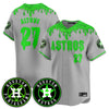 Men's Houston Astros "Slime Night Special" Jersey - Stitched