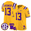 Men's LSU Tigers 2025 Louisiana Patch Vapor Limited Jersey - All Stitched