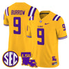 Men's LSU Tigers 2025 Louisiana Patch Vapor Limited Jersey - All Stitched
