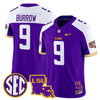 Men's LSU Tigers 2025 Louisiana Patch Vapor Limited Jersey - All Stitched
