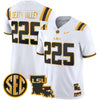 Men's LSU Tigers 2025 Louisiana Patch Gold Vapor Limited Jersey - All Stitched