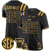 Men's LSU Tigers 2025 Louisiana Patch Gold Vapor Limited Jersey - All Stitched