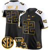 Men's LSU Tigers 2025 Louisiana Patch Gold Vapor Limited Jersey - All Stitched