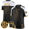 Men's LSU Tigers 2025 Louisiana Patch Gold Vapor Limited Jersey - All Stitched