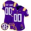 LSU Tigers 2025 Louisiana Patch Vapor Limited Custom Jersey - All Stitched