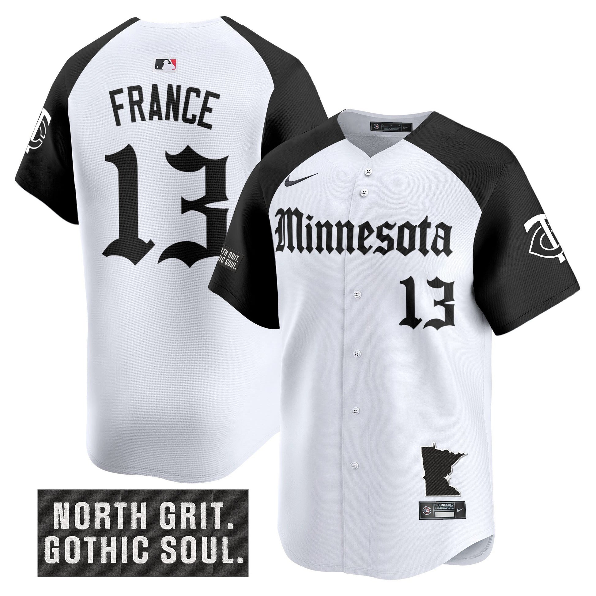 Men's Minnesota Twins 'Gothic North Edition' Vapor Premier Limited Jersey - All Stitched