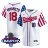 Men's Dodgers 2025 Independence Day Vapor Premier Limited Jersey - All Stitched