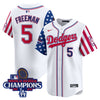 Men's Dodgers 2025 Independence Day Vapor Premier Limited Jersey - All Stitched