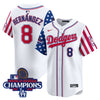 Men's Dodgers 2025 Independence Day Vapor Premier Limited Jersey - All Stitched