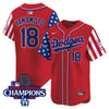 Men's Dodgers 2025 Independence Day Vapor Premier Limited Jersey - All Stitched
