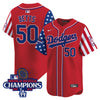 Men's Dodgers 2025 Independence Day Vapor Premier Limited Jersey - All Stitched