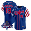 Men's Dodgers 2025 Independence Day Vapor Premier Limited Jersey - All Stitched