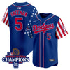 Men's Dodgers 2025 Independence Day Vapor Premier Limited Jersey - All Stitched